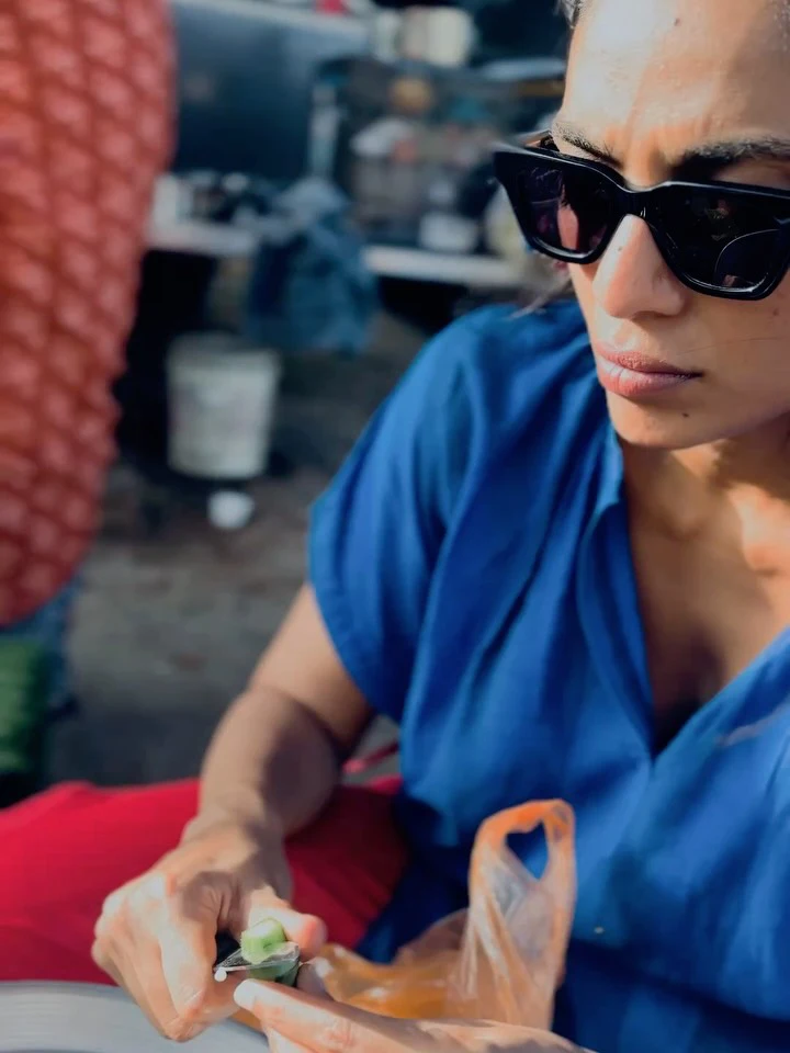 Sobhita Dhulipala Cooking in Shooting Gap