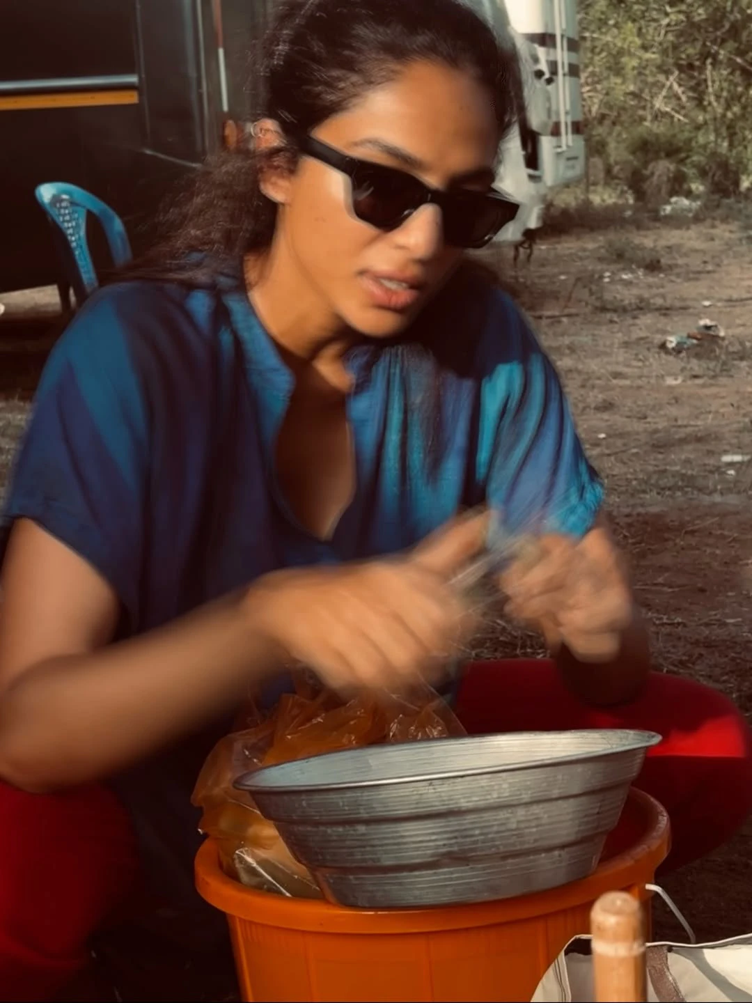 Sobhita Dhulipala Cooking in Shooting Gap