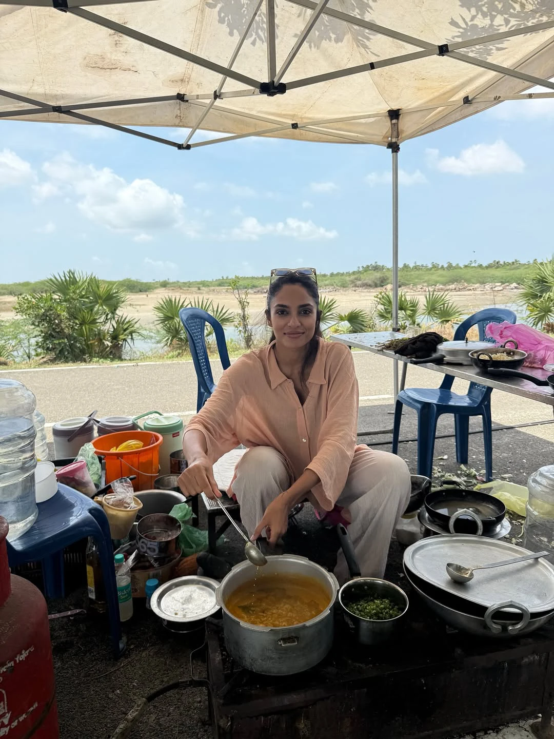 Sobhita Dhulipala Cooking in Shooting Gap