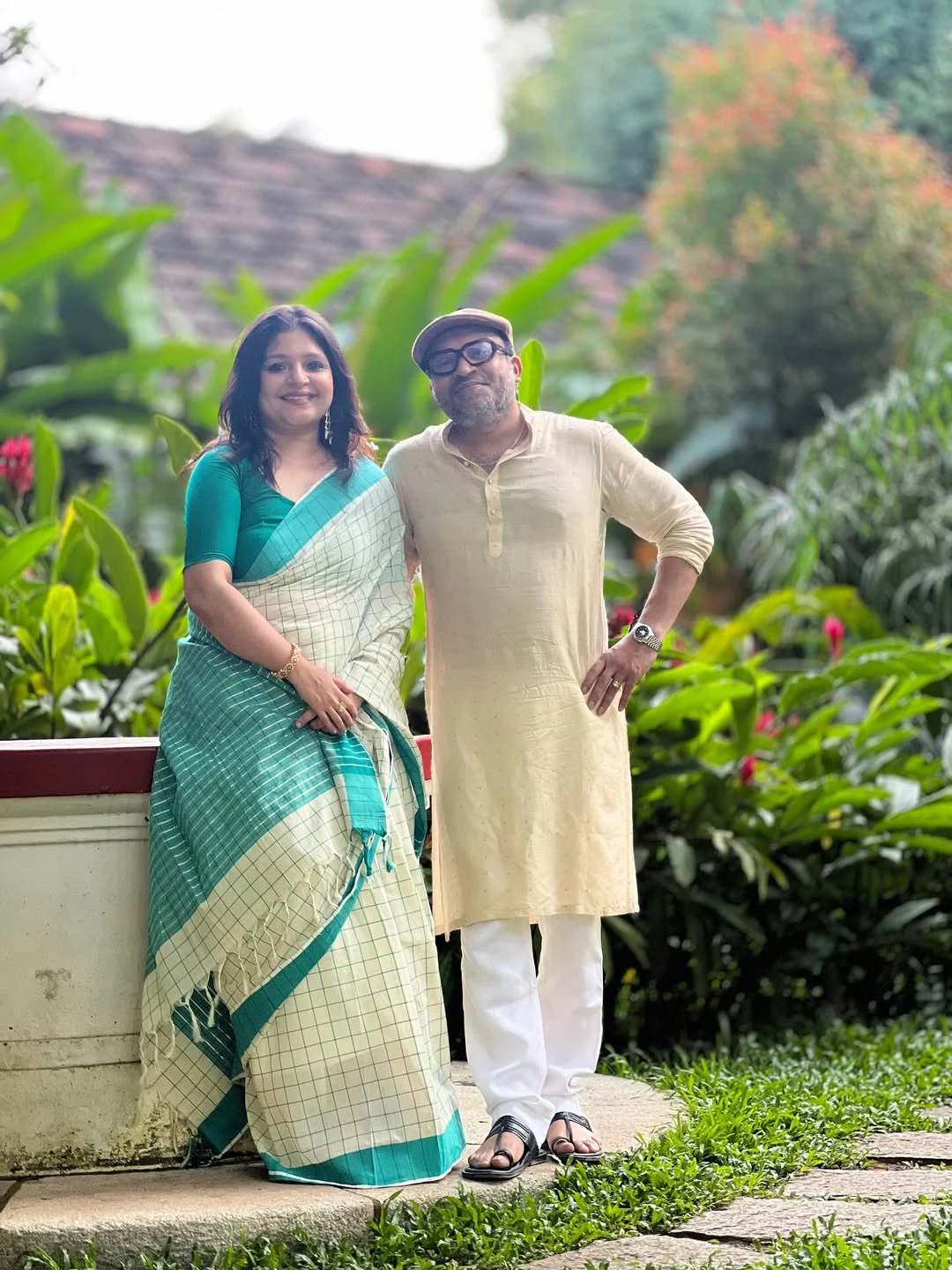 Malayalam Star Soubin Shahir Onam Celebrations with Family