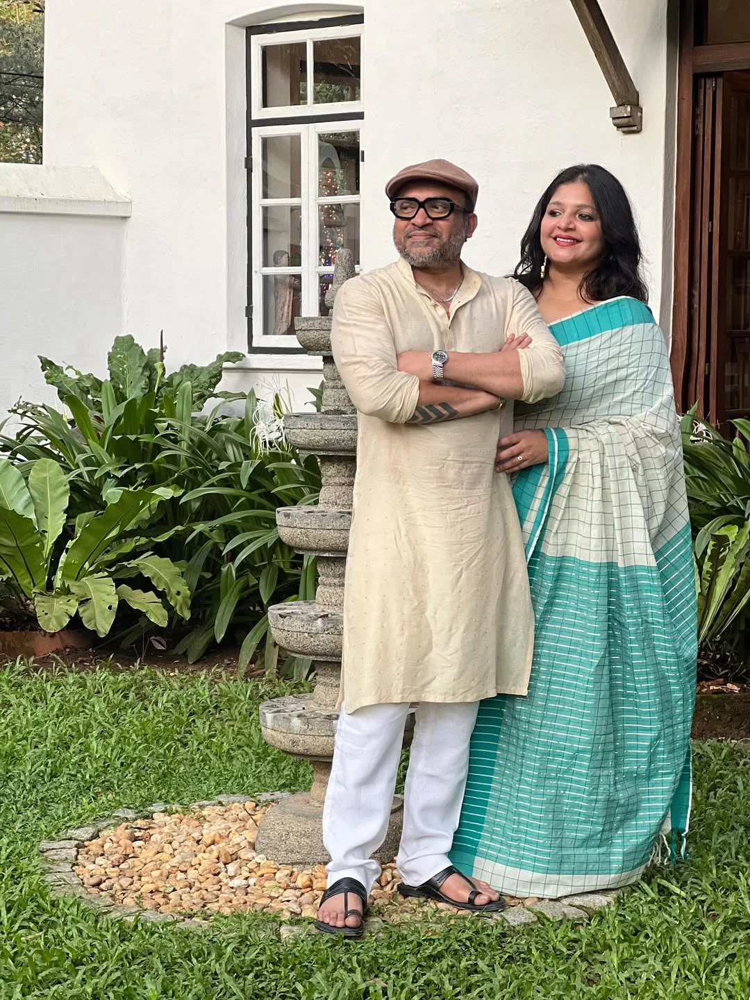 Malayalam Star Soubin Shahir Onam Celebrations with Family