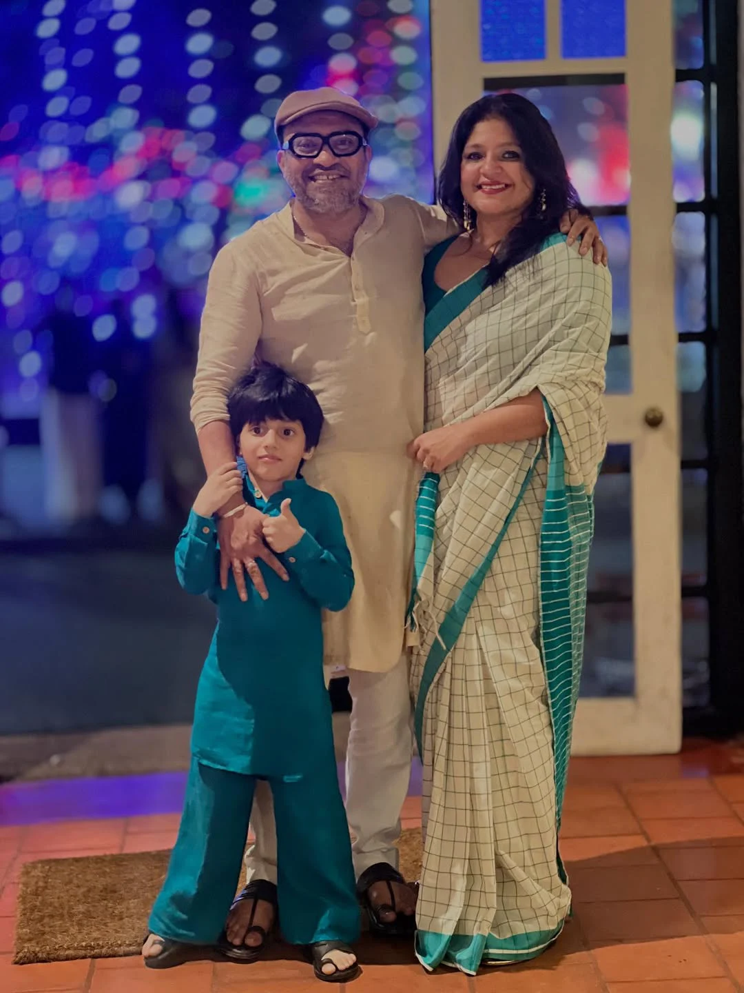 Malayalam Star Soubin Shahir Onam Celebrations with Family