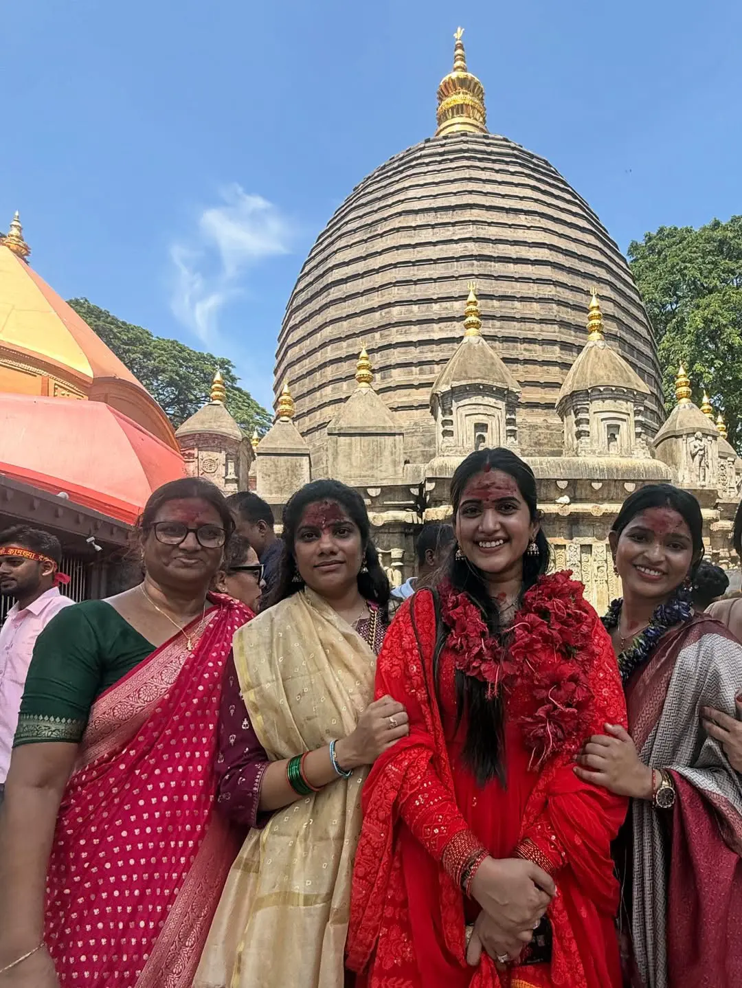Sravanthi Chokarapu Visits Assam Kamakhya Temple
