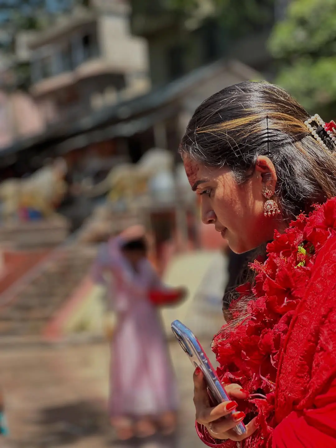 Sravanthi Chokarapu Visits Assam Kamakhya Temple