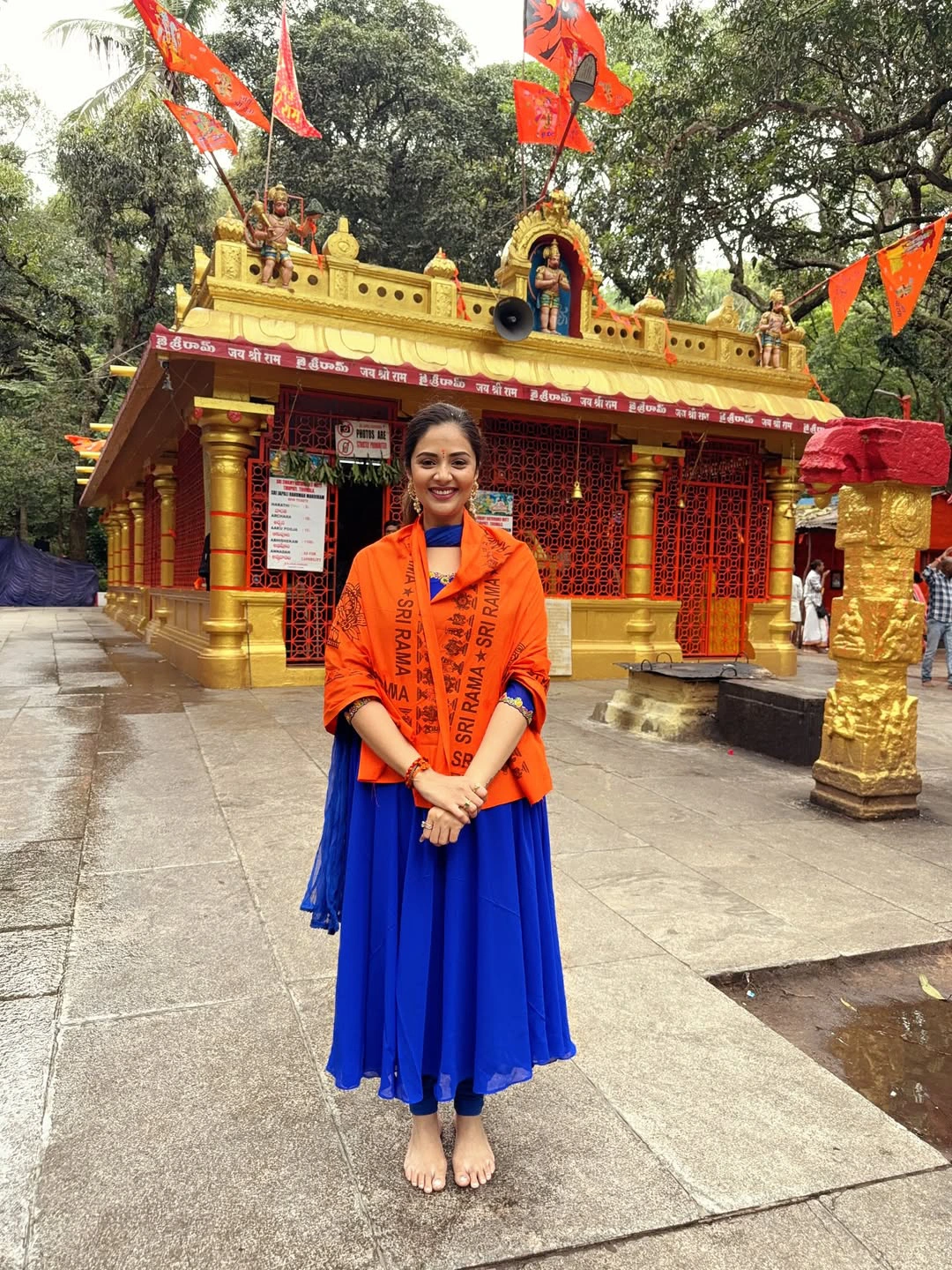 Sreemukhi Visits Tirumala