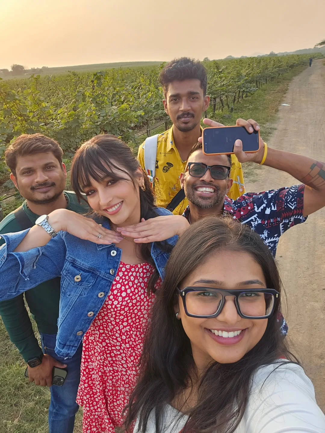 Srinidhi Shetty Cute Working Stills from Telusu Kada Movie