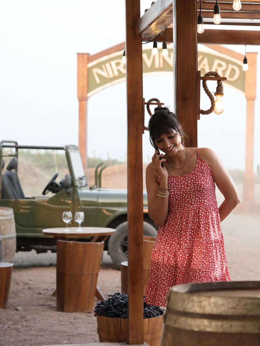 Srinidhi Shetty Cute Working Stills from Telusu Kada Movie