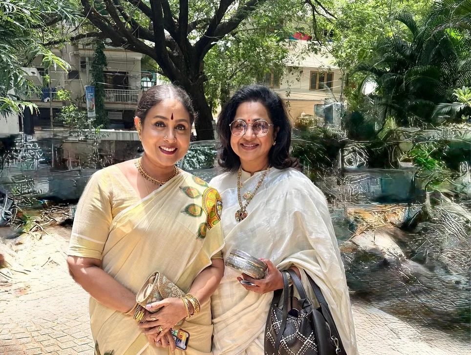 Suhasini Celebrates Onam Festival with Senior Actresses