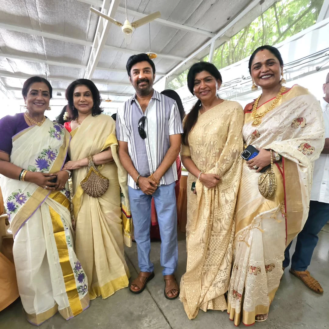 Suhasini Celebrates Onam Festival with Senior Actresses