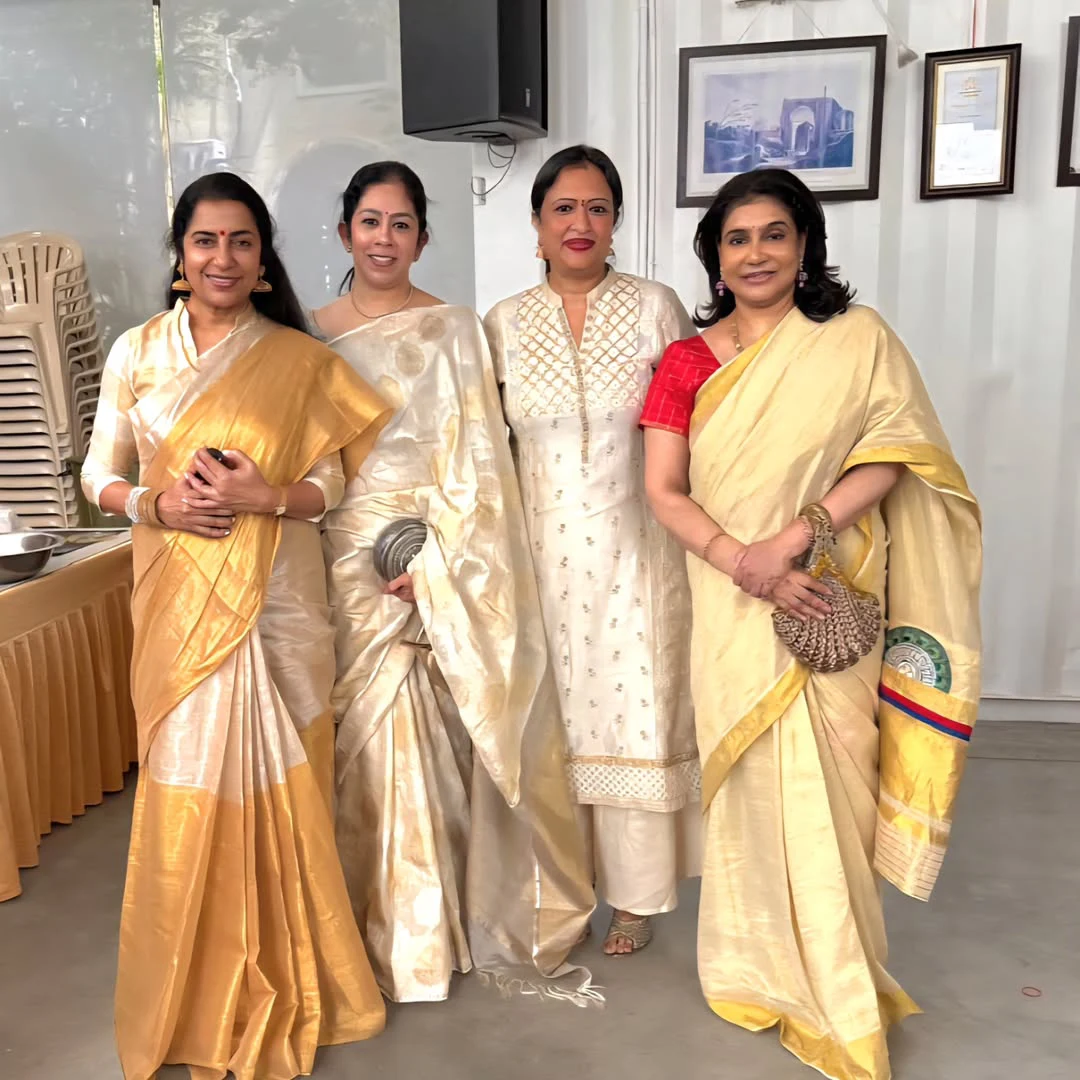 Suhasini Celebrates Onam Festival with Senior Actresses