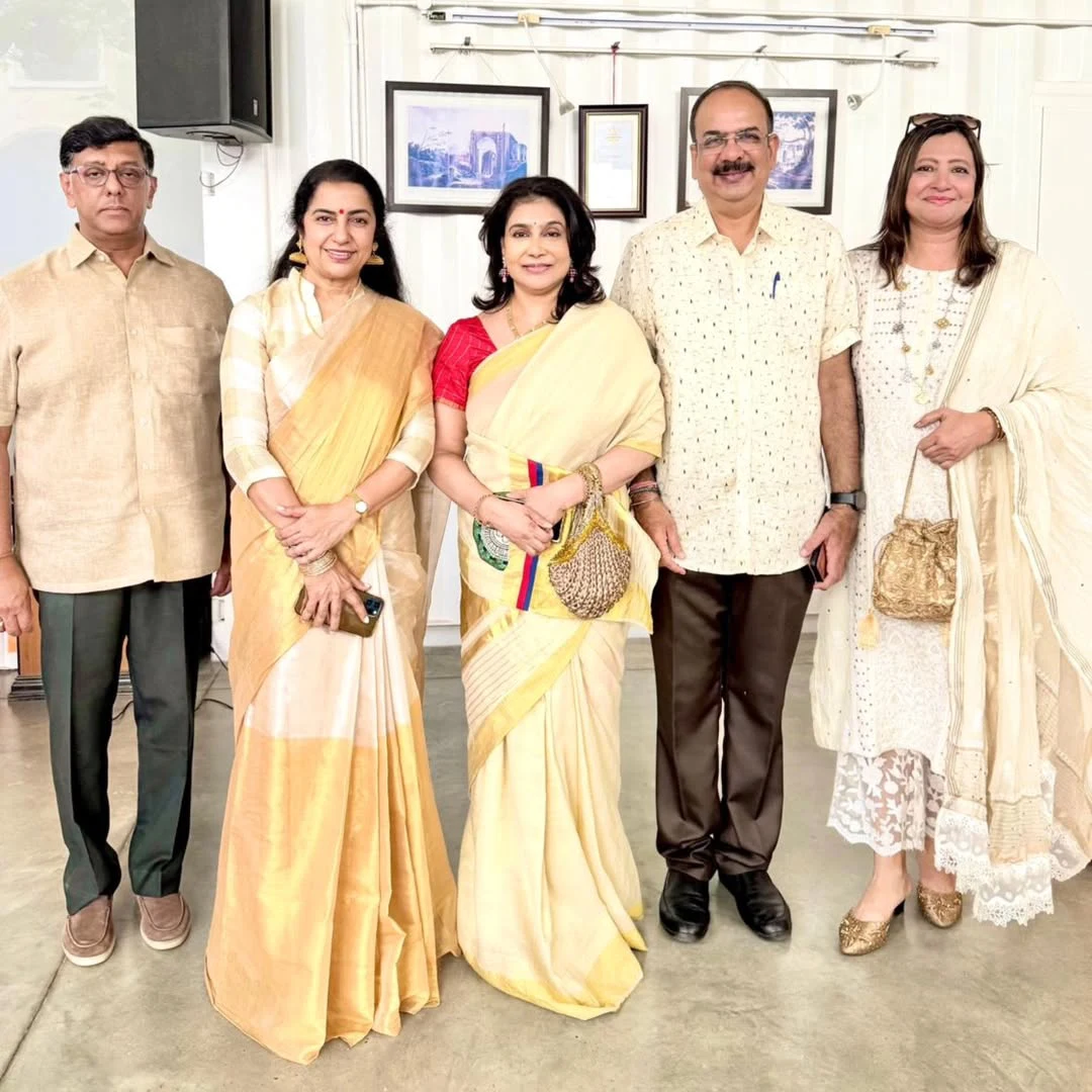 Suhasini Celebrates Onam Festival with Senior Actresses