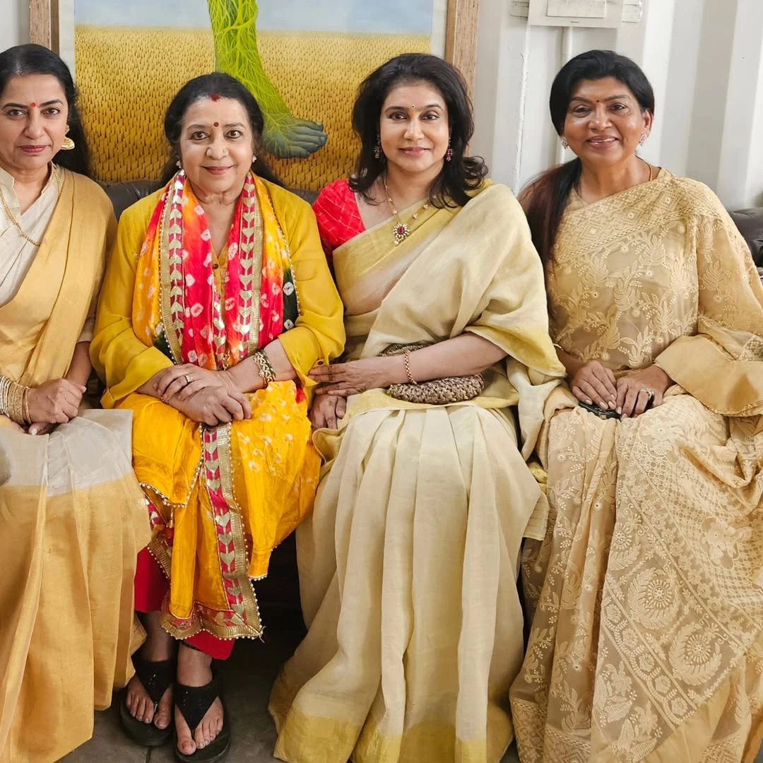 Suhasini Celebrates Onam Festival with Senior Actresses