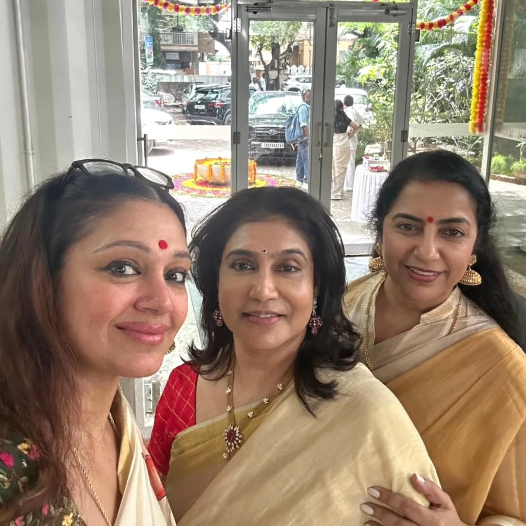 Suhasini Celebrates Onam Festival with Senior Actresses