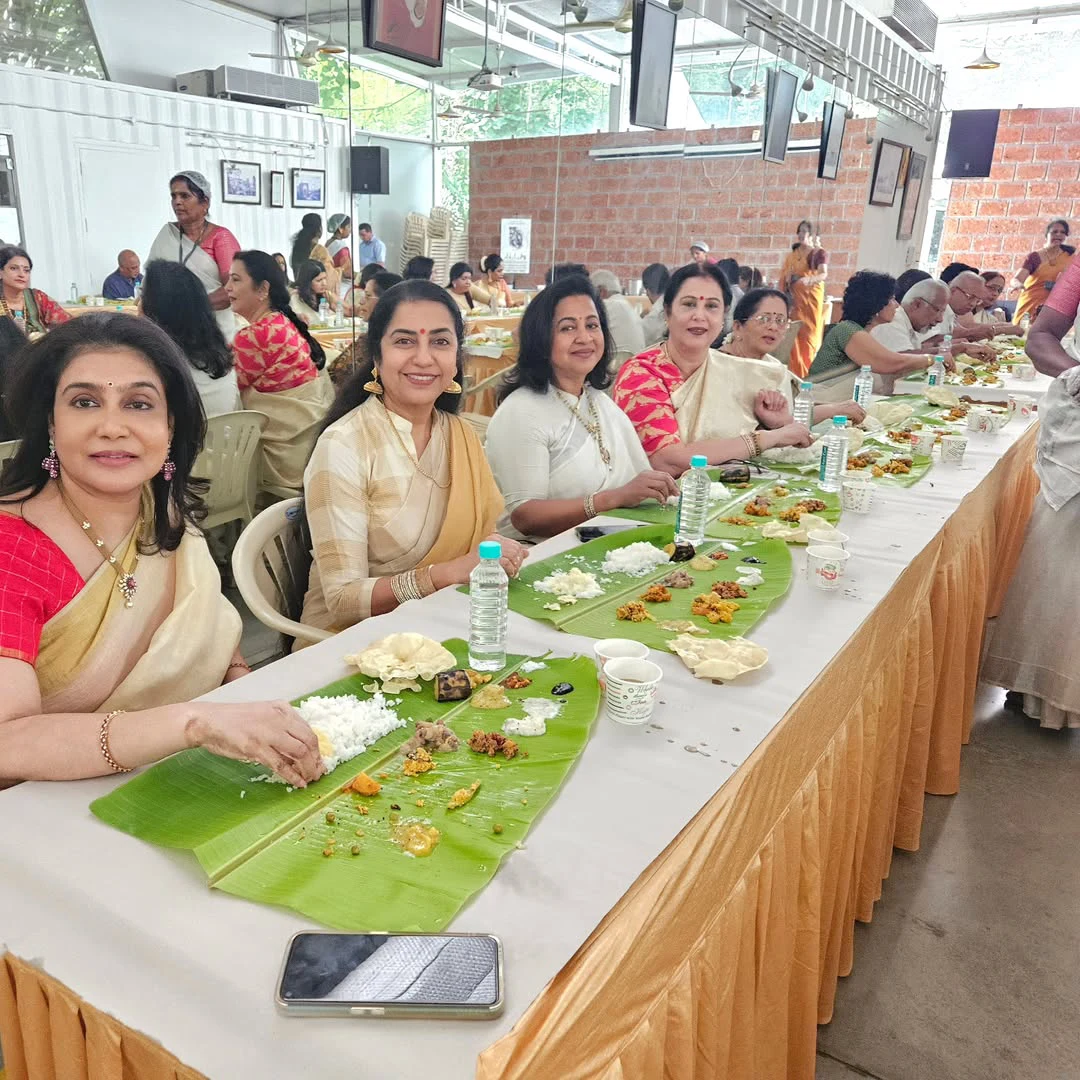 Suhasini Celebrates Onam Festival with Senior Actresses