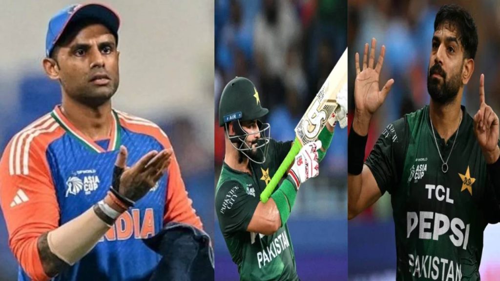 Suryakumar Yadav Haris Rauf fined 30 % of match fee