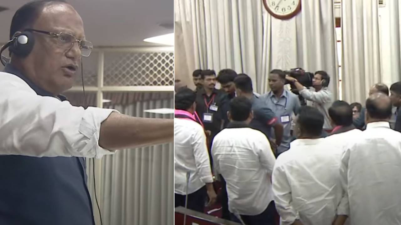Telangana: శాసన మండలిలో బీఆర్ఎస్ రచ్చరచ్చ.. చైర్మన్ పోడియం చుట్టుముట్టి నినాదాలు.. మంత్రులు ఫైర్ Telangana: శాసన మండలిలో బీఆర్ఎస్ రచ్చరచ్చ.. చైర్మన్ పోడియం చుట్టుముట్టి నినాదాలు.. మంత్రులు ఫైర్