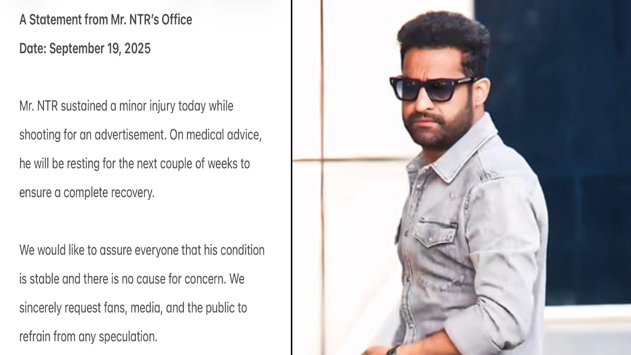 Ntr: ఎన్టీఆర్ కు స్వల్ప గాయాలు.. టీం ప్రకటన.. రెండు వారాల రెస్ట్ Ntr: ఎన్టీఆర్ కు స్వల్ప గాయాలు.. టీం ప్రకటన.. రెండు వారాల రెస్ట్