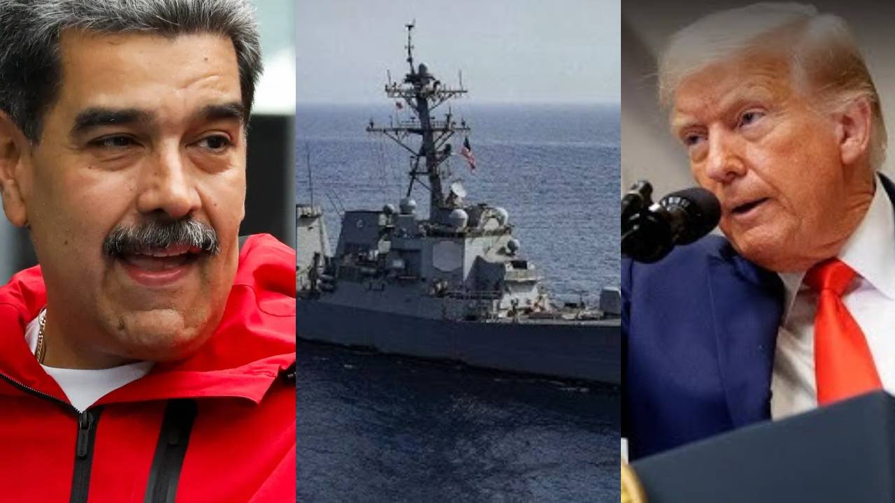 US strikes : వెనెజువెలాపై ట్రంప్ ప్రతాపం.. కమ్ముకున్న యుద్ధ మేఘాలు.. యుద్ధ నౌకలు, ఫైటర్ జెట్ల మోహరింపు.. అమెరికా అసలు టార్గెట్ అదేనా? US strikes : వెనెజువెలాపై ట్రంప్ ప్రతాపం.. కమ్ముకున్న యుద్ధ మేఘాలు.. యుద్ధ నౌకలు, ఫైటర్ జెట్ల మోహరింపు.. అమెరికా అసలు టార్గెట్ అదేనా?