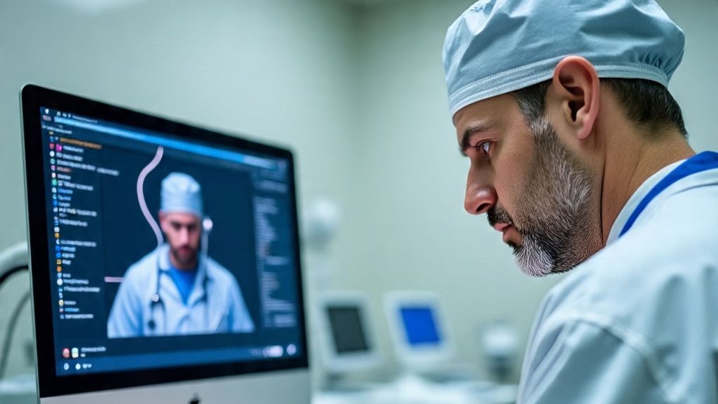 Tele robotic surgery