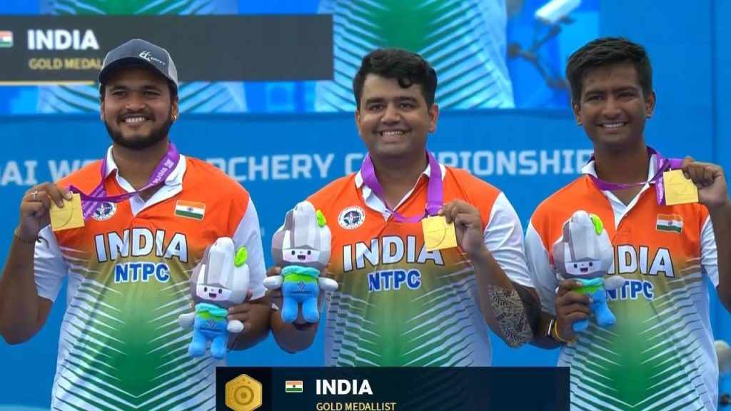 World Archery Championship 2025 India wins gold and silver