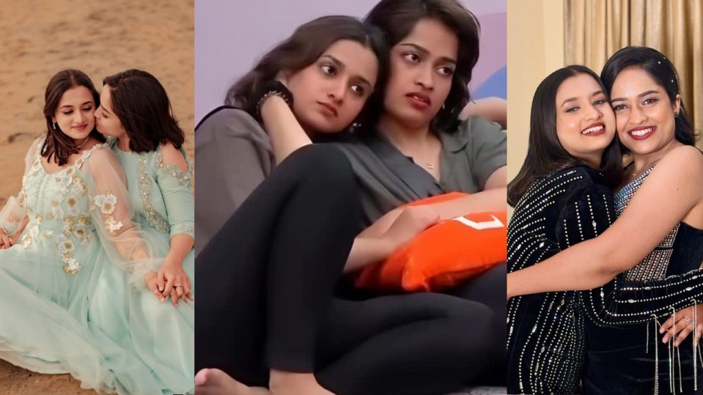Adhila Noora Adhila Nasarin and Fathima Noora lesbian couple Playing Bigg Boss Season 7 Malayalam