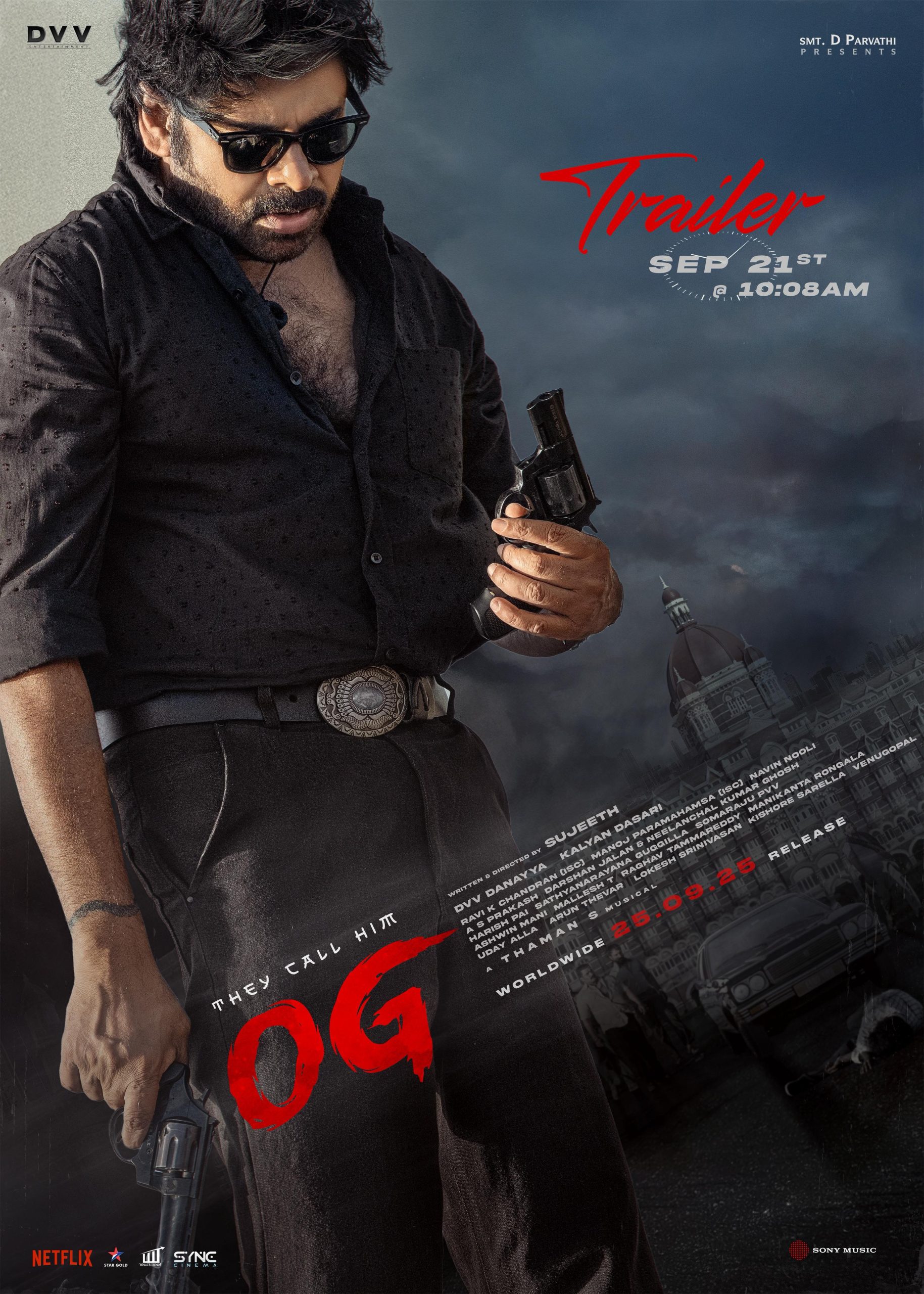 Pawan Kalyan's OG trailer to be released on September 21st