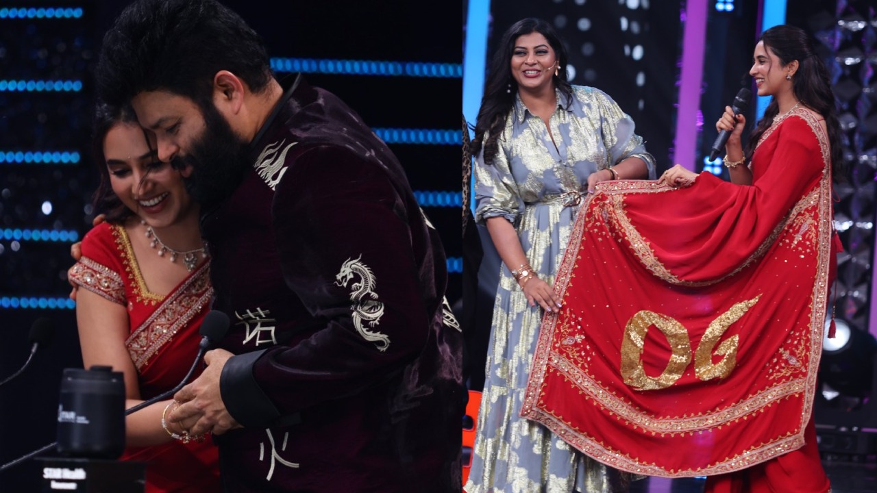 Priyanka Mohan : OG చీర కట్టుకొని వచ్చిన ప్రియాంక మోహన్.. ఆహా షోలో సందడి.. Priyanka Mohan : OG చీర కట్టుకొని వచ్చిన ప్రియాంక మోహన్.. ఆహా షోలో సందడి..