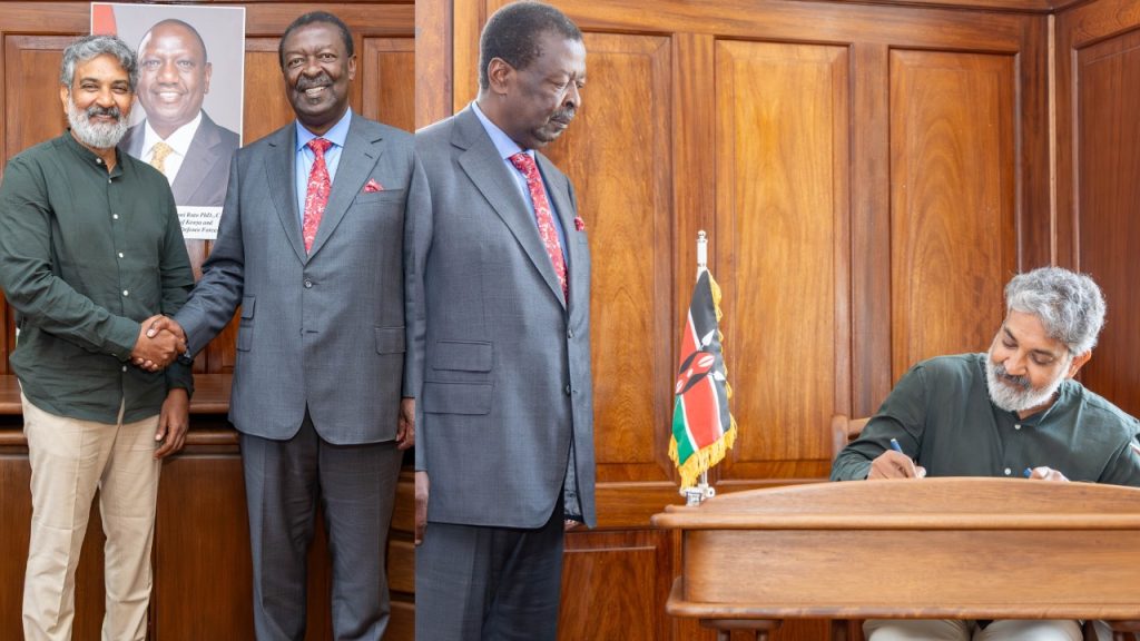 SSMB 29 Kenya Foreign Minister Musalia Mudavadi Special Post with Sharing Rajamouli Photos