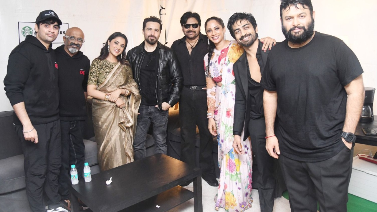 OG Team Pawan Kalyan They Call Him OG Main Team Group Photo 
