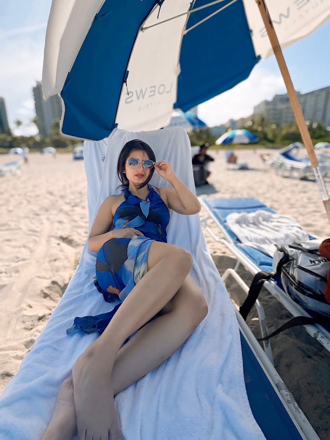 Serial beauty Priyanka Jain enjoying herself on the beach