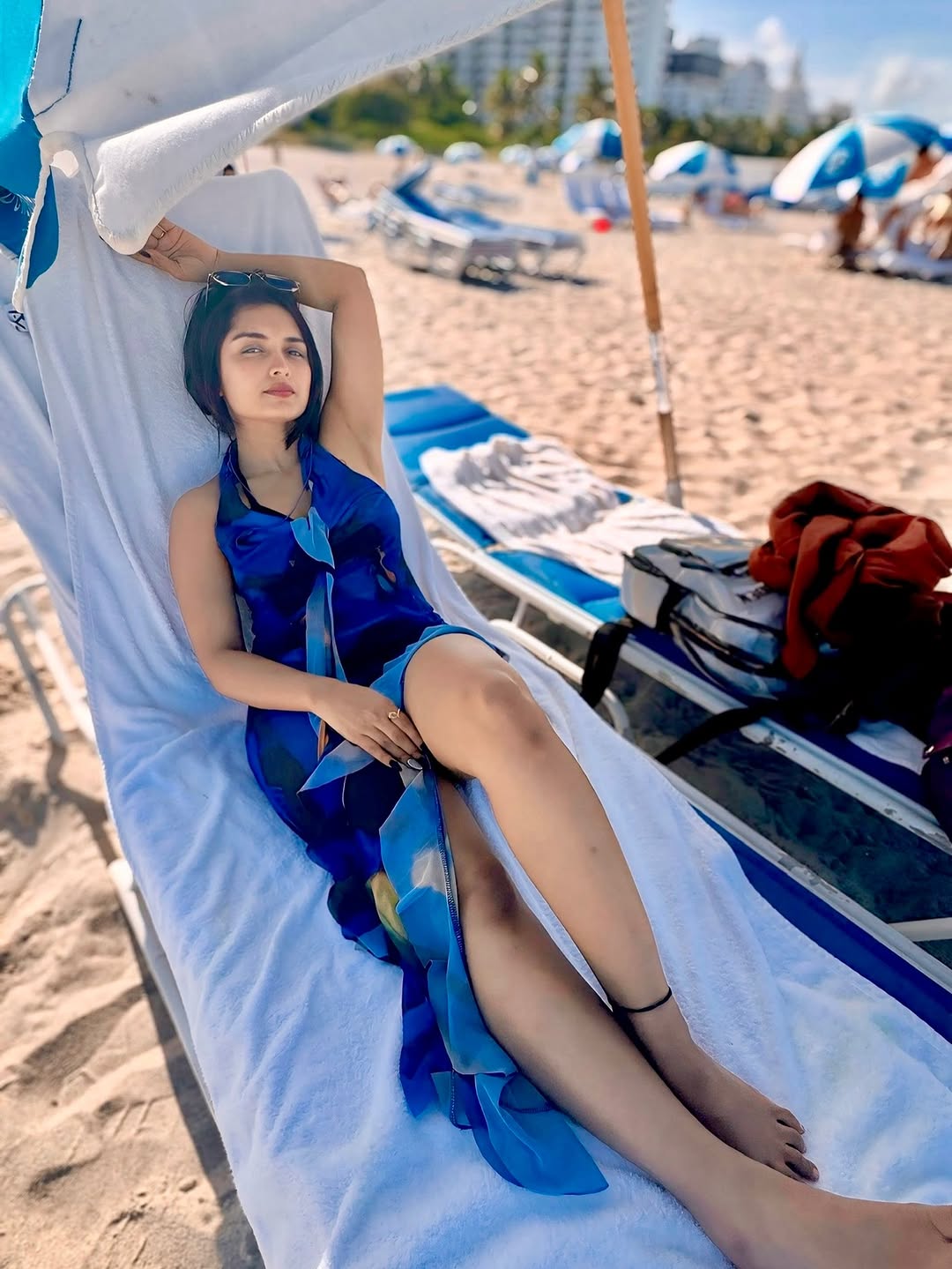 Serial beauty Priyanka Jain enjoying herself on the beach