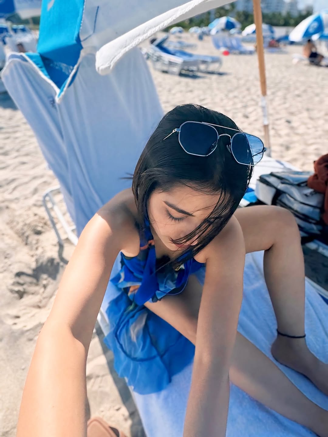 Serial beauty Priyanka Jain enjoying herself on the beach