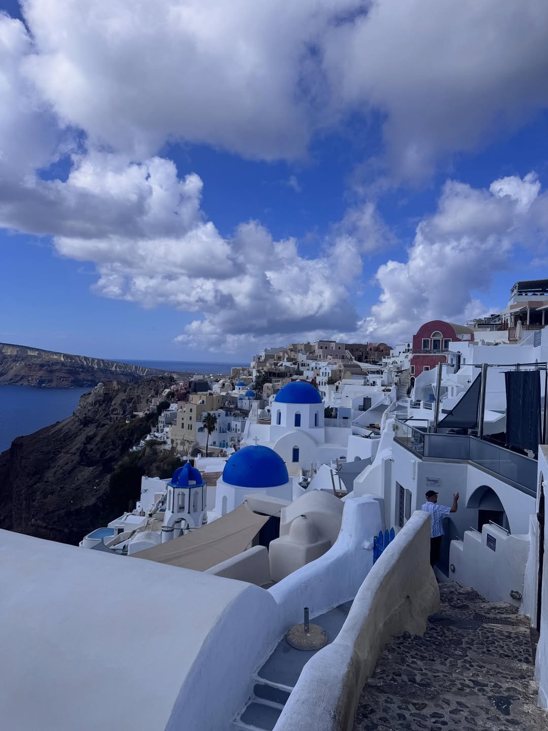 sravanthi chokarapu enjoying vacation in Greece
