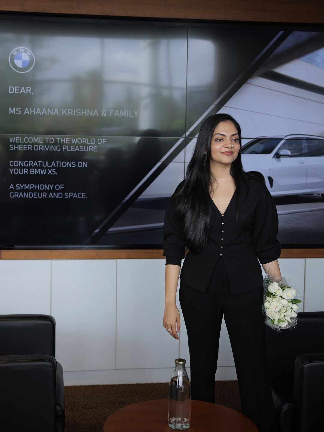 Actress Ahaana Krishna buys an expensive BMW car