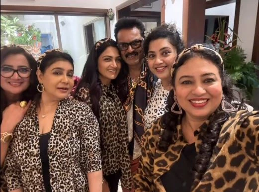 80s Stars Reunion in Chennai Chiranjeevi Venkatesh Meena Ramyakrishna and So Many Stars Attended