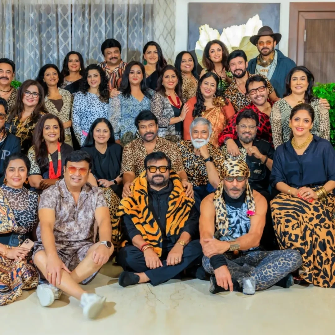 80s Stars Reunion in Chennai Chiranjeevi Venkatesh Meena Ramyakrishna and So Many Stars Attended