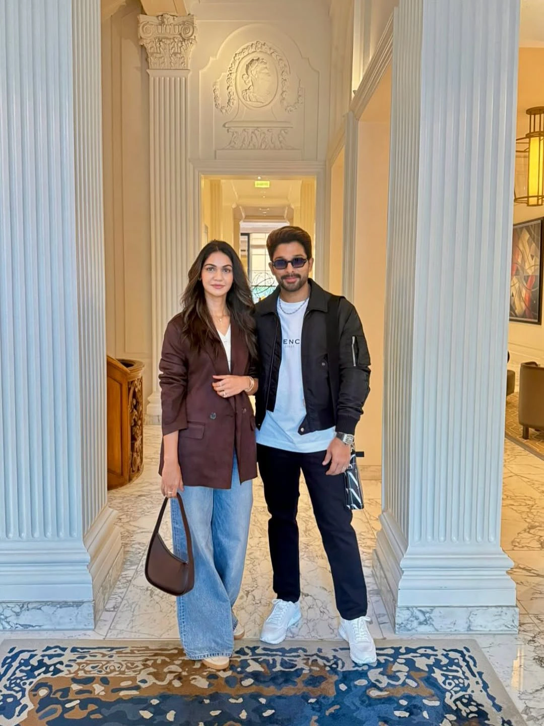 Allu Sneha Reddy Shared Netherlands Vacation Photos with Allu Arjun