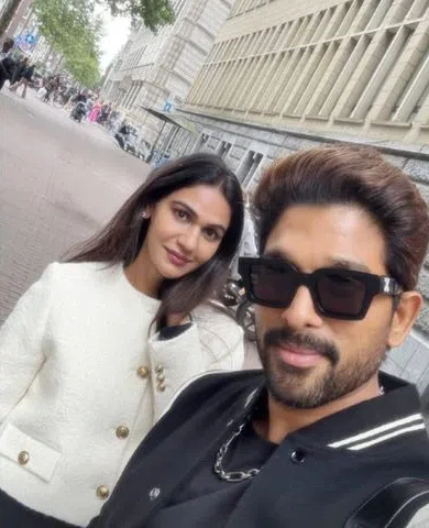 Allu Sneha Reddy Shared Netherlands Vacation Photos with Allu Arjun