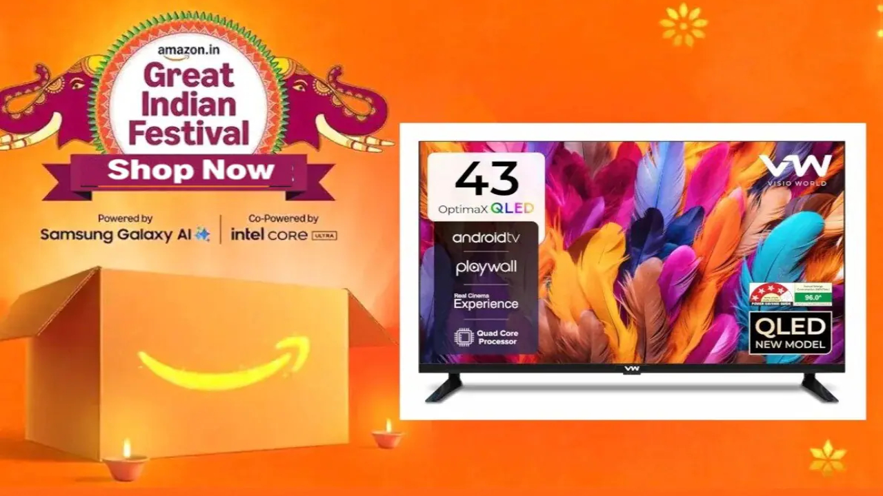 Amazon Festive Sale : అమెజాన్ ఫెస్టివ్ సేల్ ఆఫర్లు.. టాప్ బ్రాండ్లలో 43 అంగుళాల స్మార్ట్టీవీలపై దిమ్మతిరిగే డిస్కౌంట్.. ఏ TV కొంటారో కొనేసుకోండి! Amazon Festive Sale : అమెజాన్ ఫెస్టివ్ సేల్ ఆఫర్లు.. టాప్ బ్రాండ్లలో 43 అంగుళాల స్మార్ట్టీవీలపై దిమ్మతిరిగే డిస్కౌంట్.. ఏ TV కొంటారో కొనేసుకోండి!