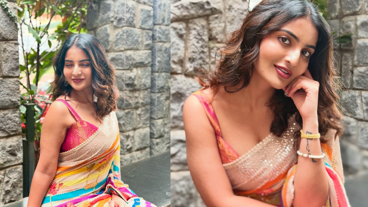 Ananya Nagalla : కలర్ ఫుల్ చీరలో అందంగా అనన్య నాగళ్ళ.. ఫొటోలు..