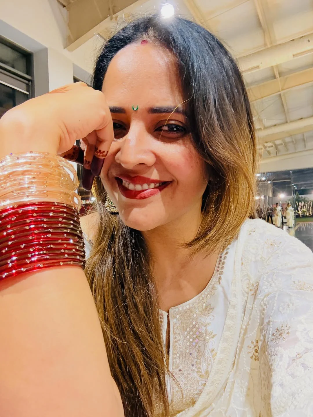Anasuya Bharadwaj Attends Relatives Wedding Celebrations