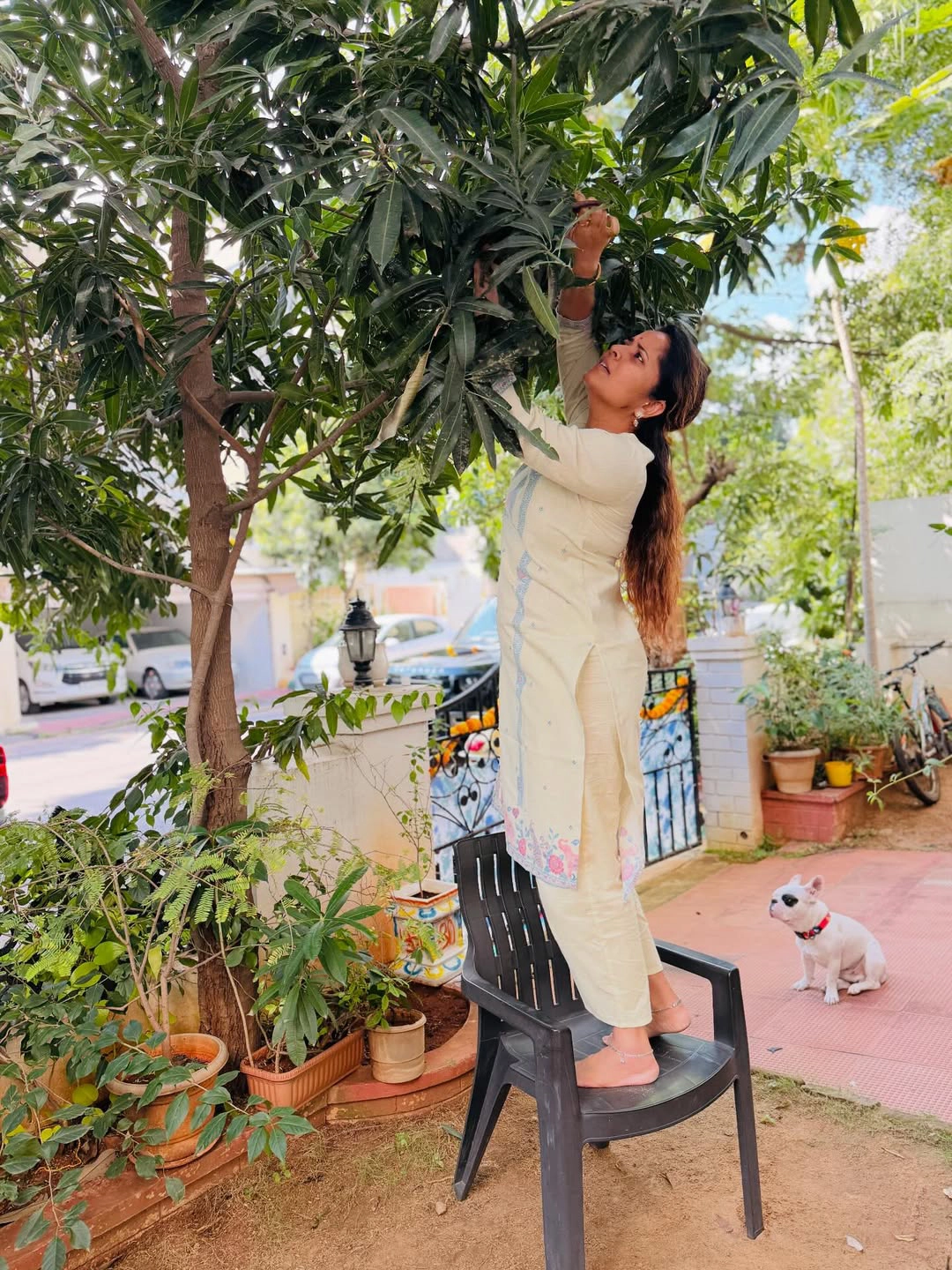 Anasuya Bharadwaj Diwali Celebrations with Family