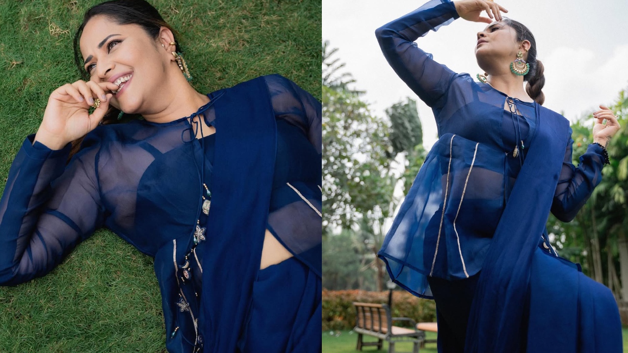 Anasuya Bharadwaj : పచ్చని ప్రకృతిలో అనసూయ అందాలు..