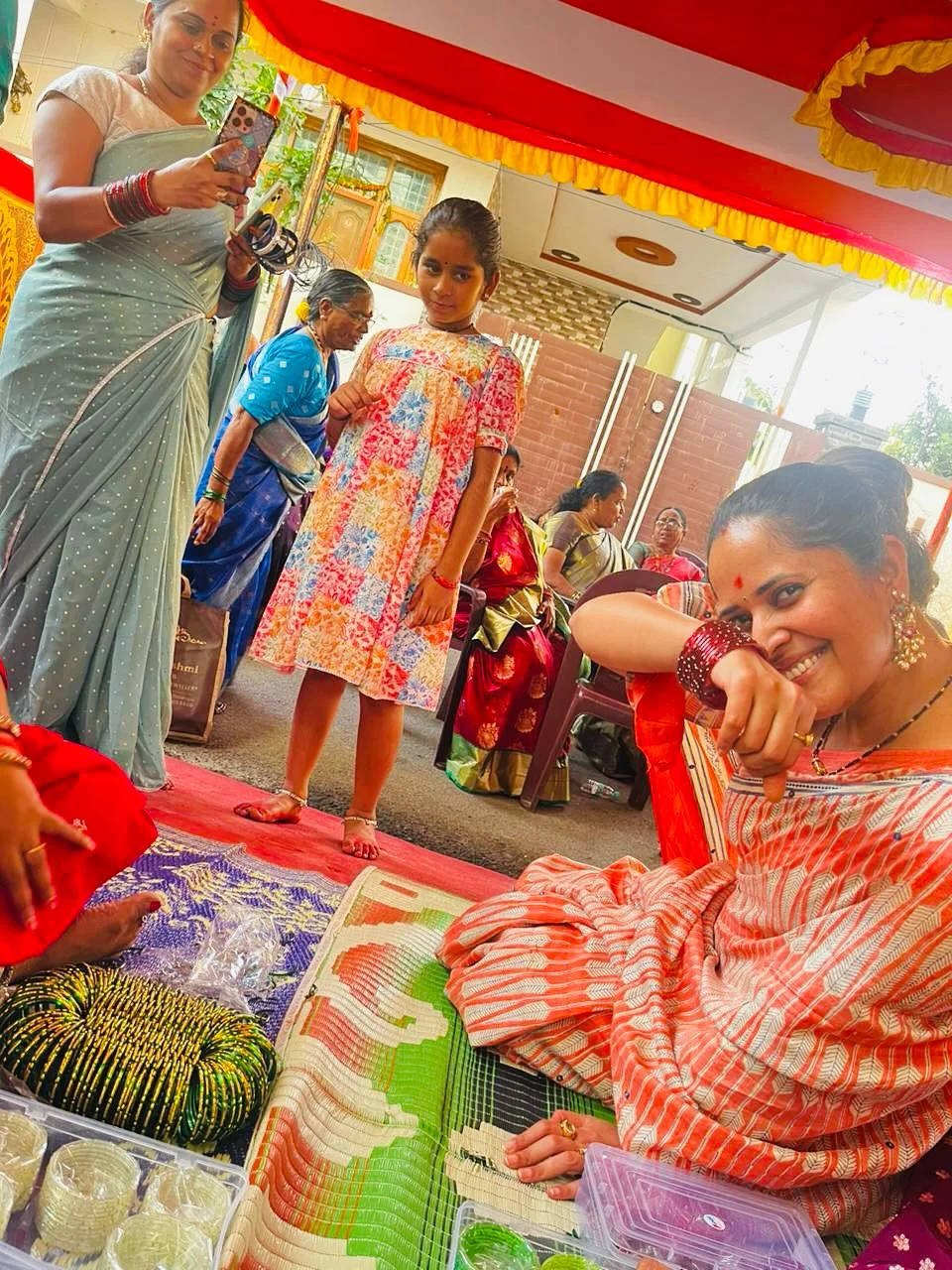 Anasuya Bharadwaj Attends Relatives Wedding Celebrations