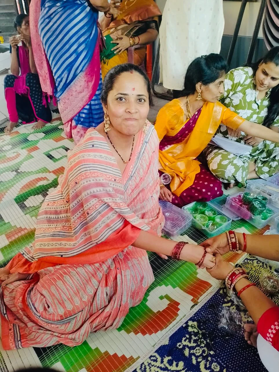 Anasuya Bharadwaj Attends Relatives Wedding Celebrations