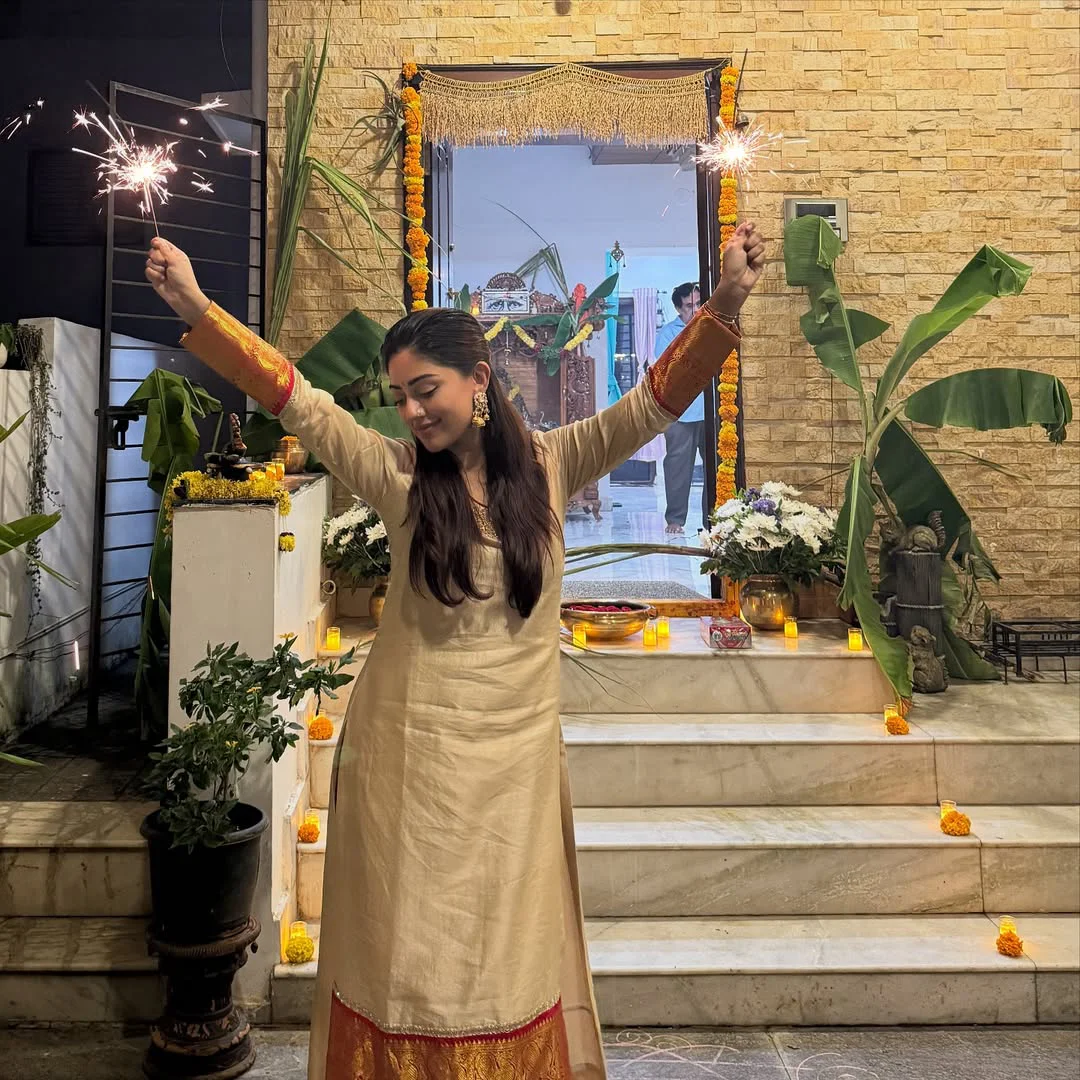 Anu Emmanuel Diwali Celebrations