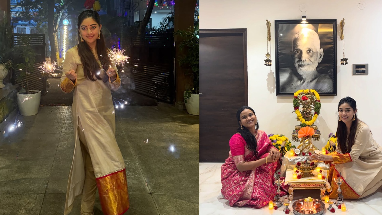 Anu Emmanuel : హీరోయిన్ అను ఇమ్మాన్యుయేల్ దీపావళి సెలబ్రేషన్స్.. ఫొటోలు..