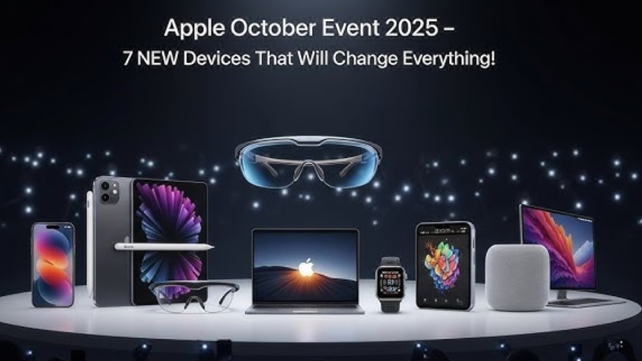 Apple October Event 2025 : ఆపిల్ లవర్స్ గెట్ రెడీ.. అక్టోబర్ ఈవెంట్ 2025 డేట్ తెలిసిందోచ్.. రాబోయే ఆపిల్ డివైజ్ల ఫుల్ లిస్ట్ మీకోసం..! Apple October Event 2025 : ఆపిల్ లవర్స్ గెట్ రెడీ.. అక్టోబర్ ఈవెంట్ 2025 డేట్ తెలిసిందోచ్.. రాబోయే ఆపిల్ డివైజ్ల ఫుల్ లిస్ట్ మీకోసం..!
