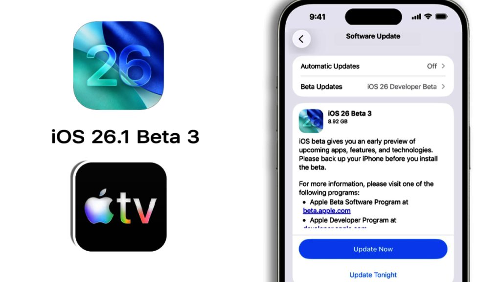 Apple iOS 26.1 Beta 3