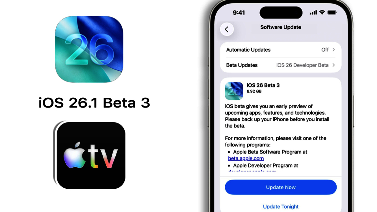 Apple iOS 26.1 Beta 3 : ఆపిల్ లవర్స్కు గుడ్ న్యూస్.. iOS 26.1 బీటా 3 అప్డేట్ వచ్చేసిందోచ్.. ఎలా డౌన్లోడ్ చేయాలంటే? ఫుల్ డిటెయిల్స్! Apple iOS 26.1 Beta 3 : ఆపిల్ లవర్స్కు గుడ్ న్యూస్.. iOS 26.1 బీటా 3 అప్డేట్ వచ్చేసిందోచ్.. ఎలా డౌన్లోడ్ చేయాలంటే? ఫుల్ డిటెయిల్స్!